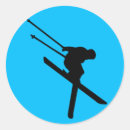 Recherche de vallées autocollants Ski