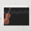 Search for rectangle cello recital invitations Band