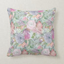 Recherche de fleurs pastel coussins Aquarelle