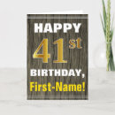 Search for forty one cards 41 years old