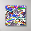 Search for street graffiti canvas prints Colourful