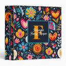 Search for floral recipe binders Monogrammed