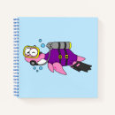 Search for divers notebooks Cartoon