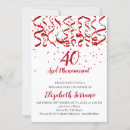 Recherche de red ribbon invitations Tendance
