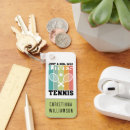 Search for tennis rectangular keychains Cute