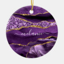Search for agate ornaments Purple