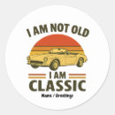 Search for old car stickers Retro