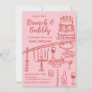 Search for brunch and bubbly birthday invitations Vintage