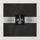 Search for faux leather invitations Elegant