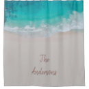Search for blue wave shower curtains Beach
