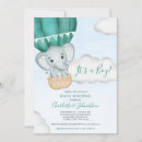 Search for teal balloon invitations Hot air balloon