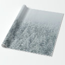 Search for snow trees wrapping paper Retro