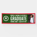 Search for green graduation banners Class of 2022