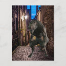 Search for wolf vertical postcards Night