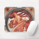 Recherche de mucha tapis souris Vintage