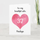 Search for 37th birthday cards Red