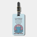 Search for cookie monster luggage tags Cute