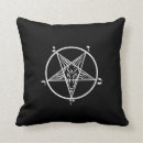 Recherche de satanique coussins Noir