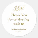 Search for thanks for celebrating with us stickers Gold