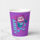 Search for abby cadabby paper cups Cookie monster