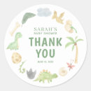 Search for baby shower dinosaur stickers Cute