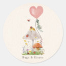 Search for bugs and kisses stickers Valentine