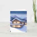 Recherche de chalets vœux cartes Hiver