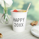 Search for happy new year paper cups Modern
