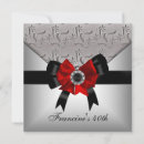 Search for jewel birthday invitations Red