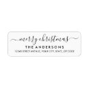 Search for greetings return address labels Xmas