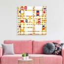 Search for piet mondrian canvas prints Primary colours