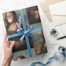 Search for mona lisa wrapping paper Renaissance