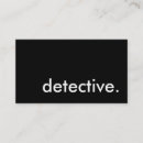 Recherche de detective business cards Pour tous