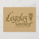 Recherche de legolas cartes postales Middle earth