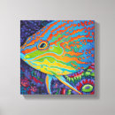 Search for bright animal canvas prints Fish