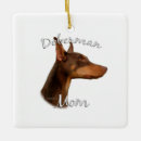 Search for red doberman ornaments Dog