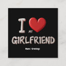Search for girlfriend business cards Heart
