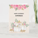 Search for pumpkin birthday cards Autumn