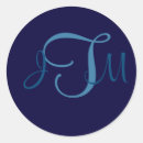 Search for monogram envelope seals Blue