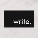 Search for poetry business cards Writer