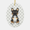Search for black french bulldog ornaments Animal