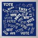 Recherche de démocratique posters Bleu