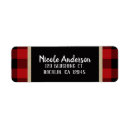 Search for plaid wedding return address labels Engagement