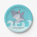 Search for shark paper plates Kid