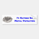 Search for metal detecting bumper stickers Gold