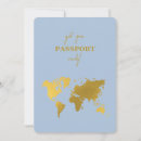 Search for blue modern map invitations Boarding pass