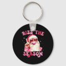 Search for bubble gum pink keychains Santa claus