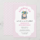 Search for pony birthday invitations Cowgirl birthday party