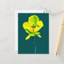 Search for yellow watercolor flowers postcards Botanical