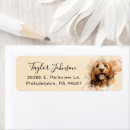Search for cockapoo return address labels Dog